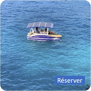 Réserver une balade en bateau solaire SeaZen avec un guide privé à Antibes Juan-Les-Pins
